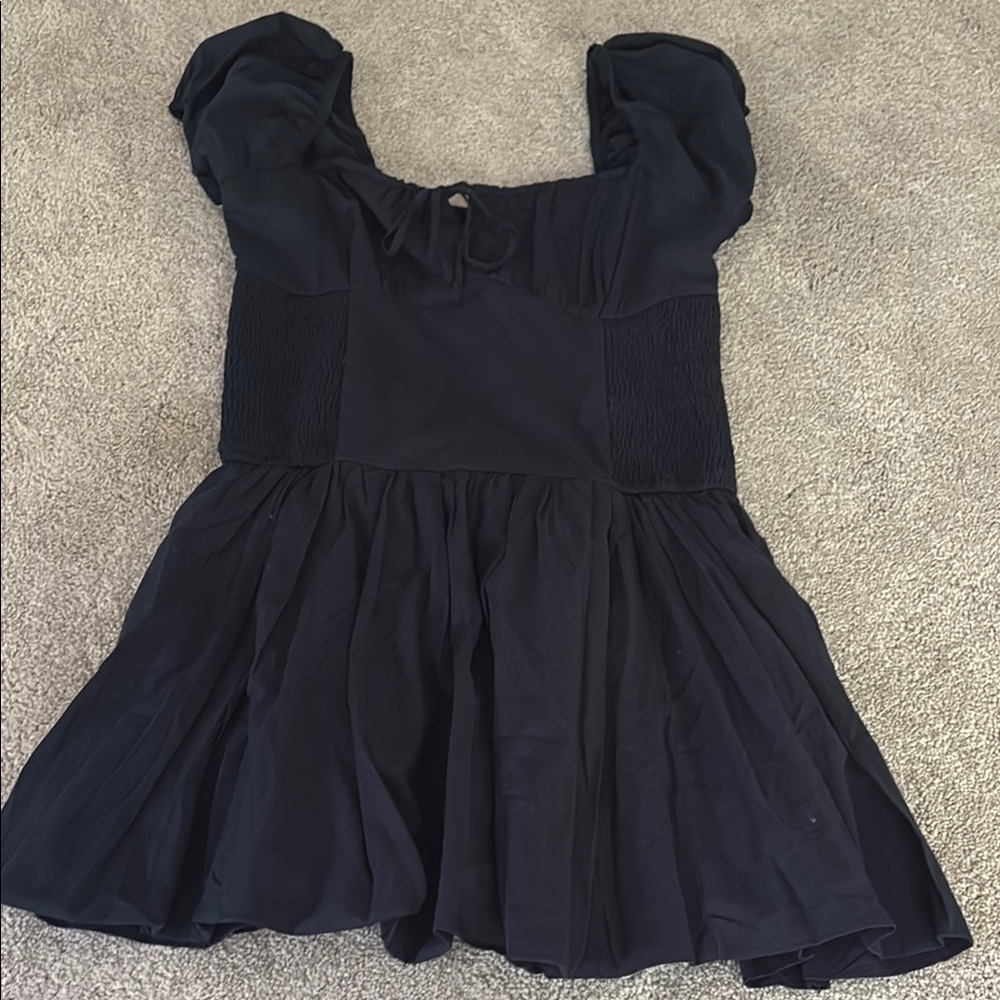 Hollister navy blue dress